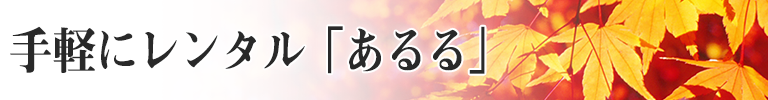 手軽にレンタル あるる 家電・家具レンタル